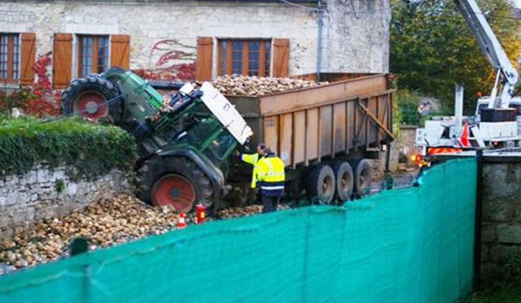 Charge excessive pneus tracteur