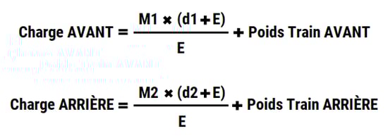 formule pour calculer le poids d'un essieu