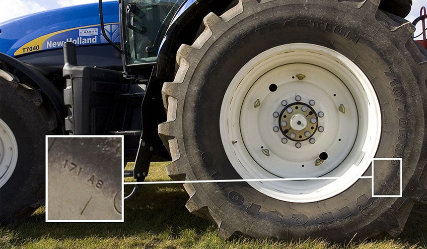 Indice de charge de pneu de tracteur