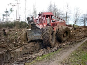 Conditions d’utilisation des pneumatiques forestiers